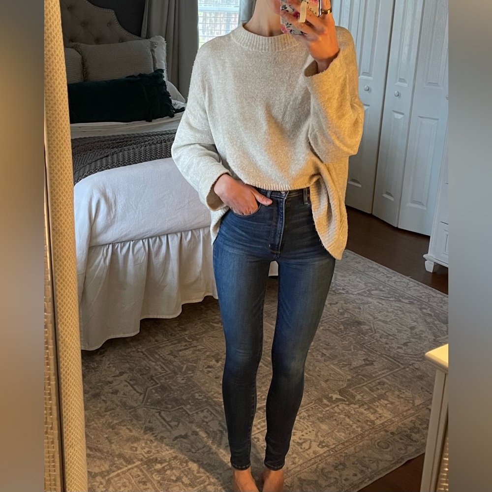 Ultra high rise super skinny jeans